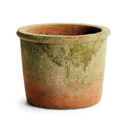Weathered garden pot