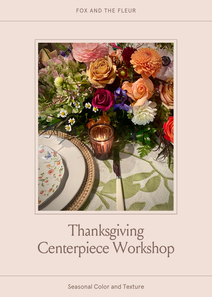 Thanksgiving Centerpiece Workshop
