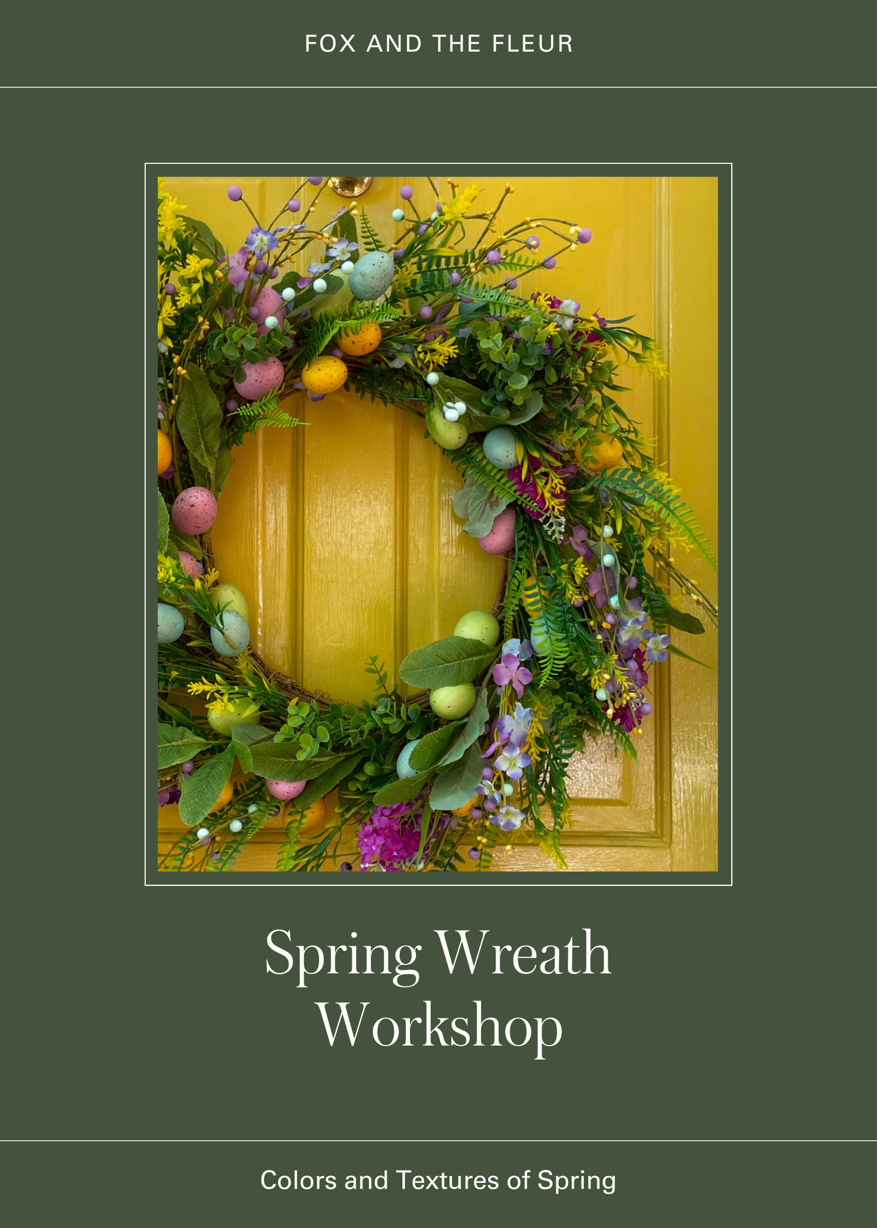 Spring Wreath Workshop with Anne Dickson