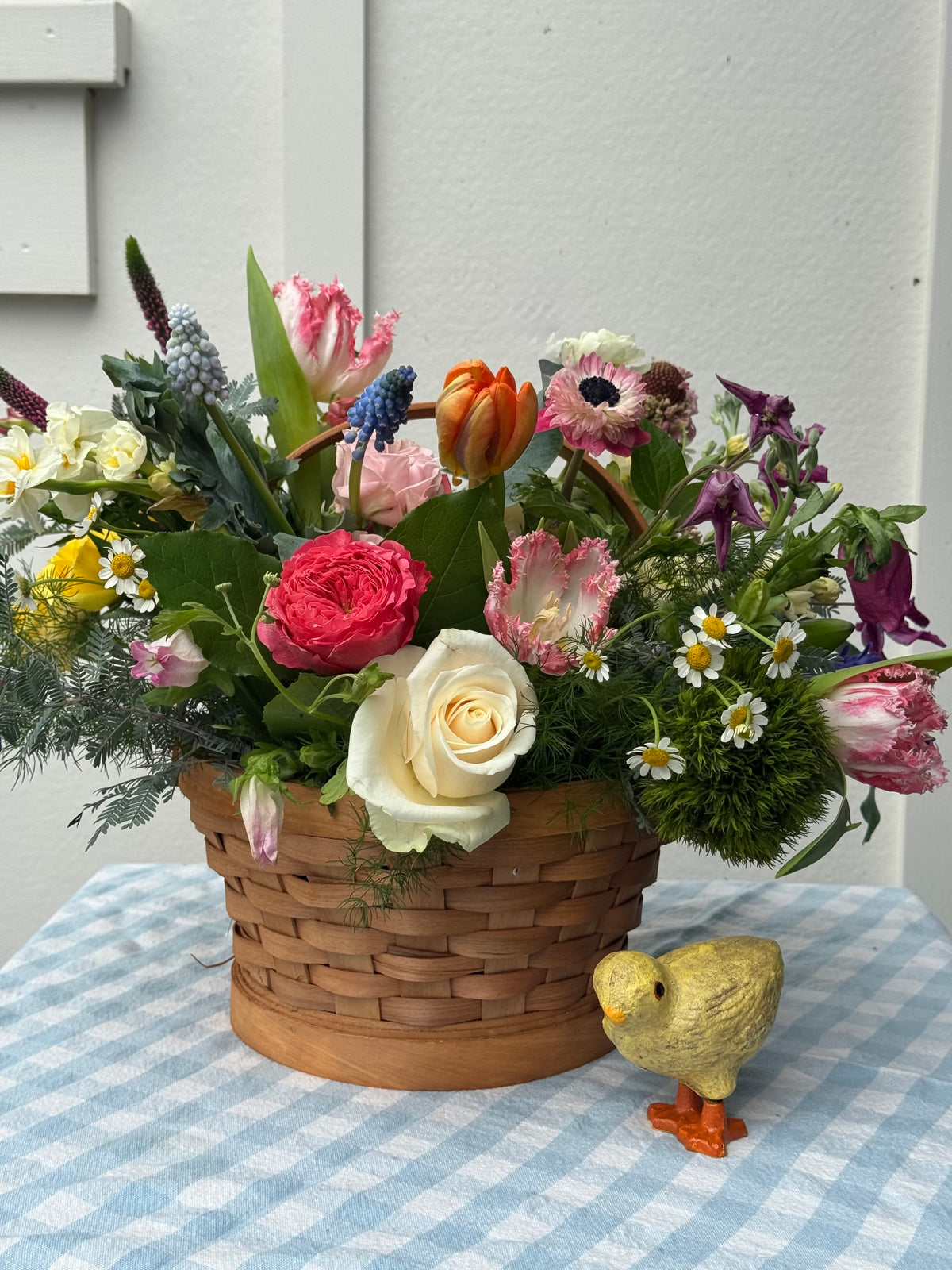Woven Basket Arrangement | Fox and the Fleur