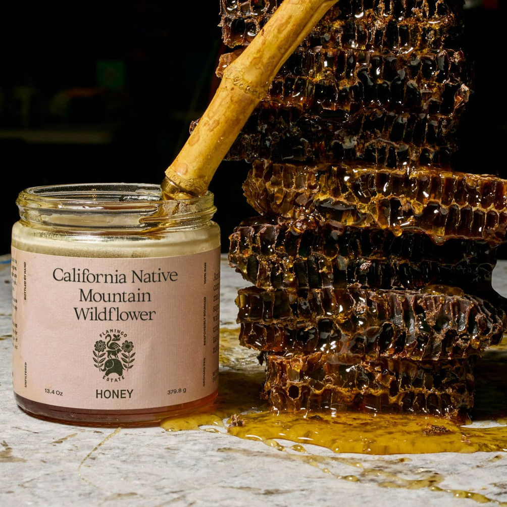 California Native Mountain Wildflower Honey