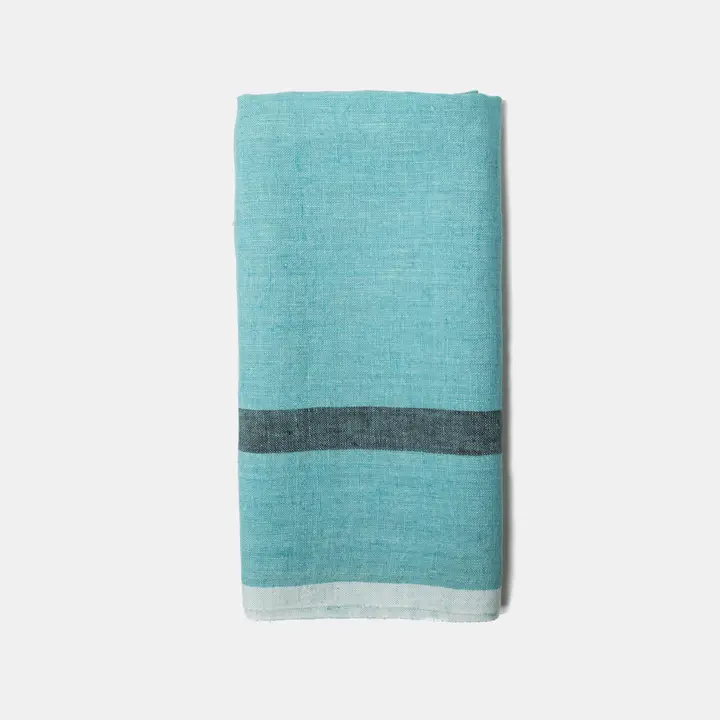 Aqua/Charcoal Tea Towels