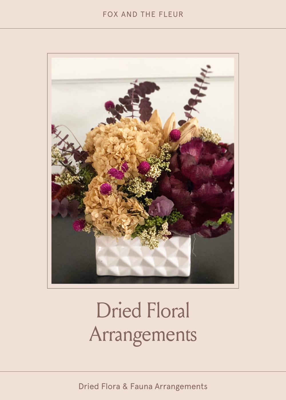 Dried Floral Arranging Workshop